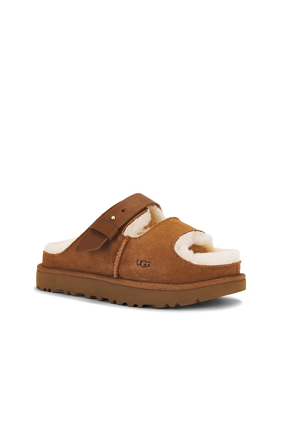 view 2 of 5 Greenport Strap Slide in Chestnut