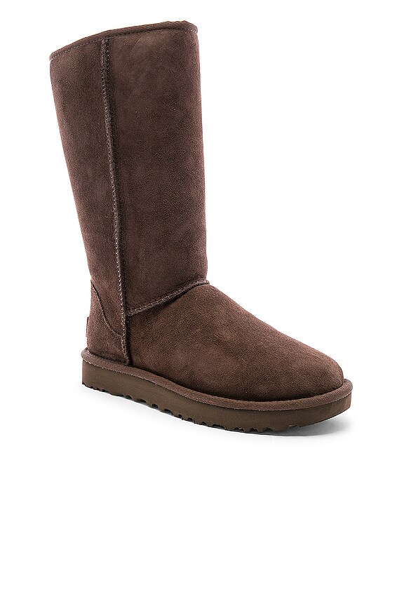 view 2 of 5 Classic Tall II Shearling Boot in Chocolate