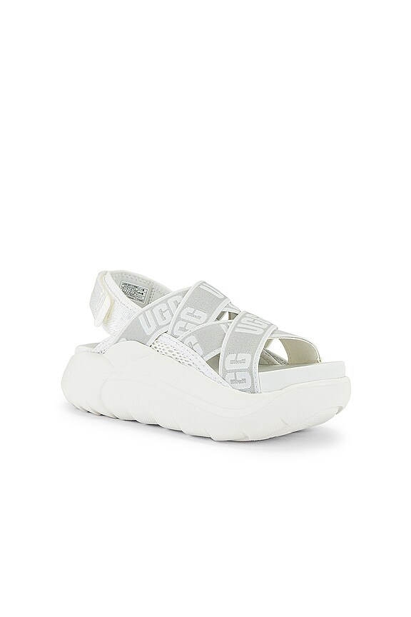 view 2 of 5 LA Cloud Sandal in White