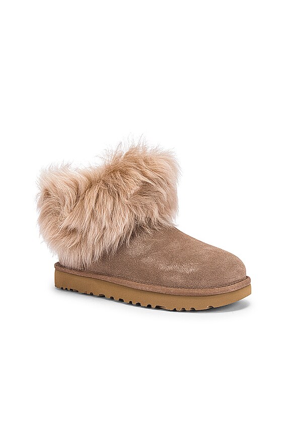 view 2 of 5 Classic Mini Fluff Collar Bootie in Caribou