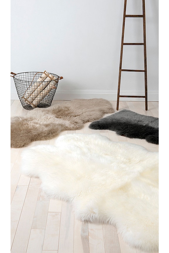 view 2 of 2 Sheepskin Area Rug in Natural