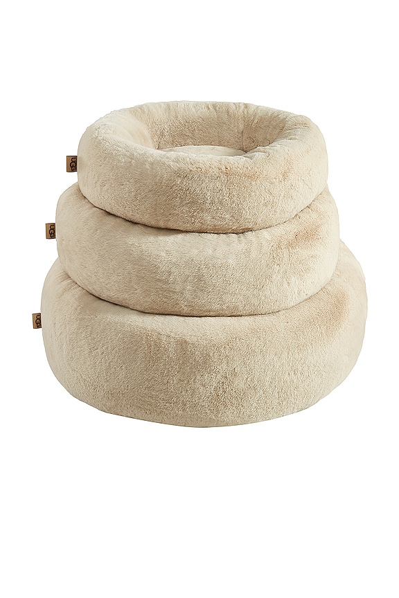 view 2 of 3 Euphoria Medium Round Pet Bed in Bone