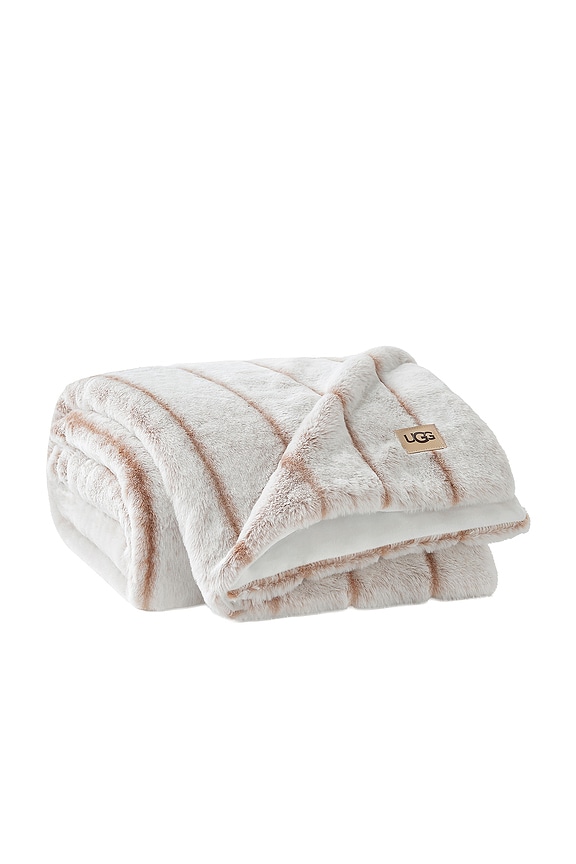 view 1 of 6 Stasia Throw Blanket in Sandalwood