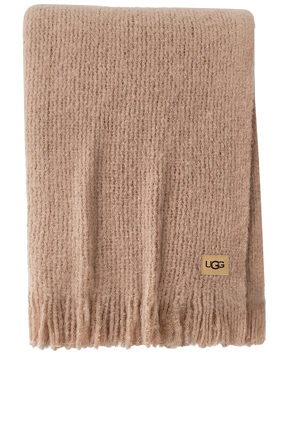 view 1 of 4 Margot Throw Blanket in Sandalwood