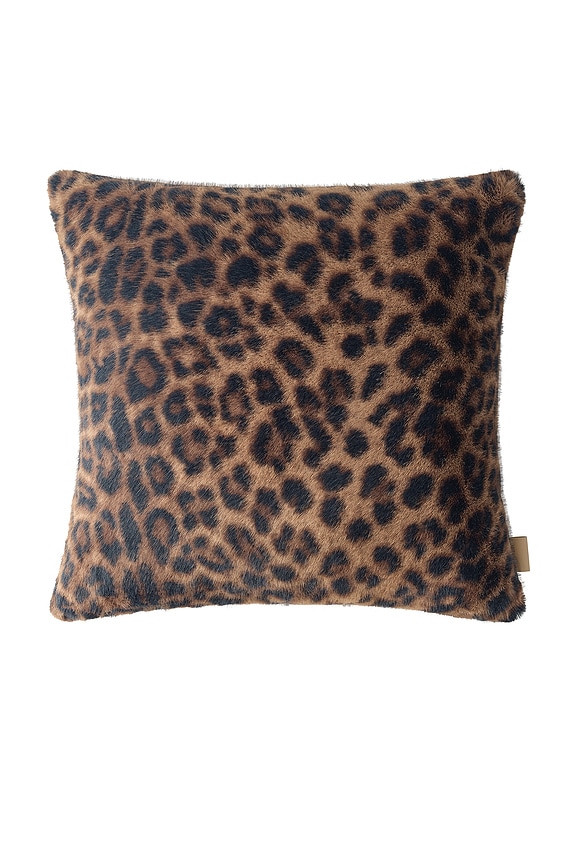 view 2 of 8 Everett Pillow in Black Leopard