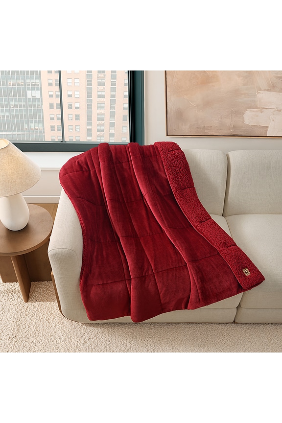 view 2 of 4 Avery Throw in Coffee Berry