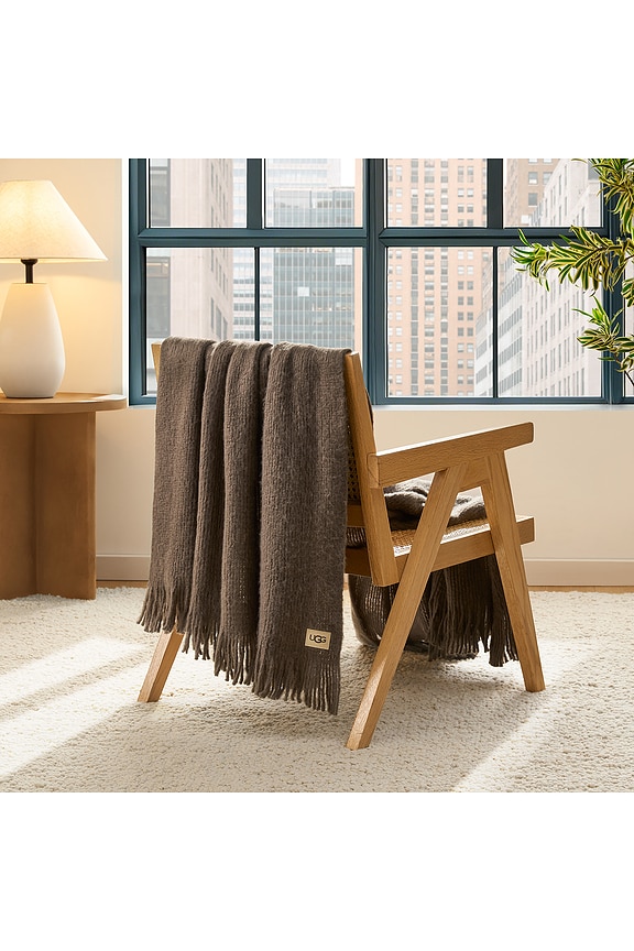 view 2 of 3 Margot Throw in Burnt Cedar