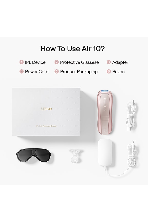 view 2 of 9 Air 10 IPL Laser Hair Removal Device in Pink