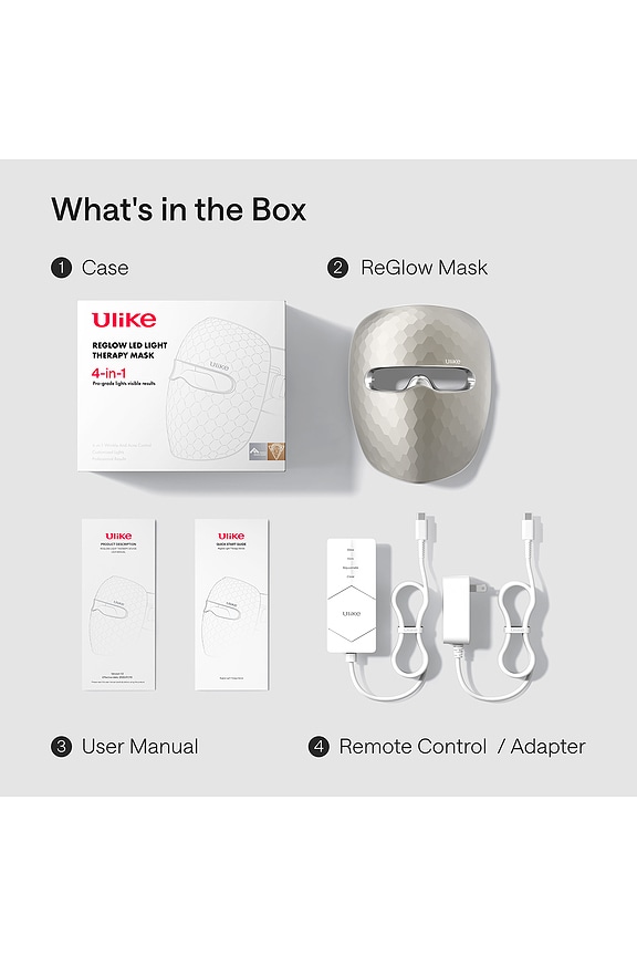 view 2 of 9 ReGlow LED Light Therapy Mask in 