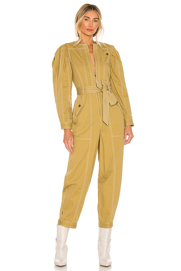 view 2 of 4 Leo Jumpsuit in Fennel Seed