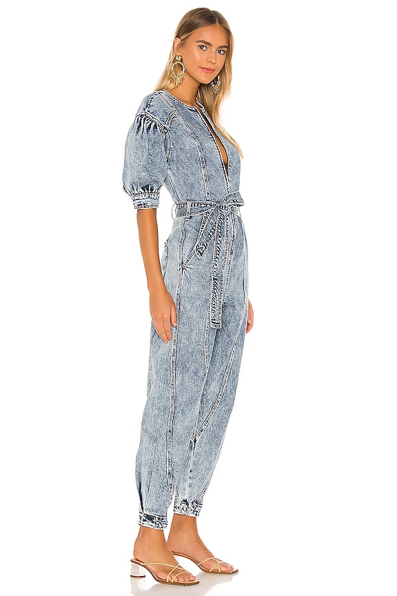 view 2 of 3 Sabra Jumpsuit in Medium Acid Wash
