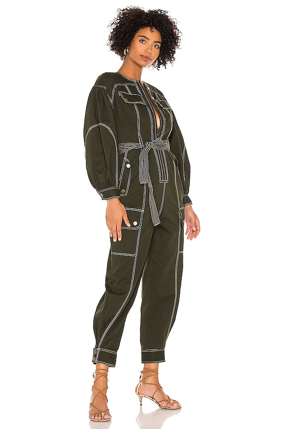 view 2 of 3 Stearling Jumpsuit in Forest