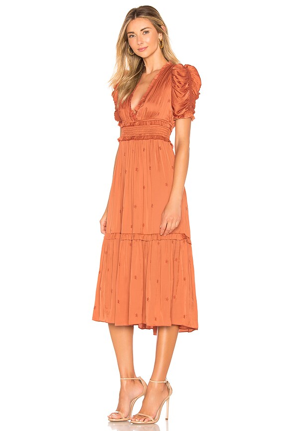 view 2 of 3 VESTIDO MAYA in Coral