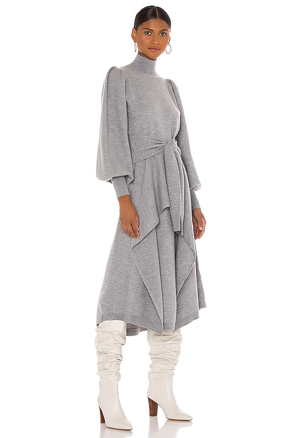 view 2 of 3 Astrid Dress in Light Heather Grey