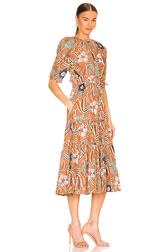 view 2 of 3 Zeenat Dress in Copper