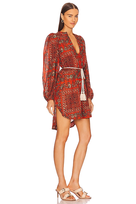 view 2 of 3 Nerissa Coverup Dress in Clementine