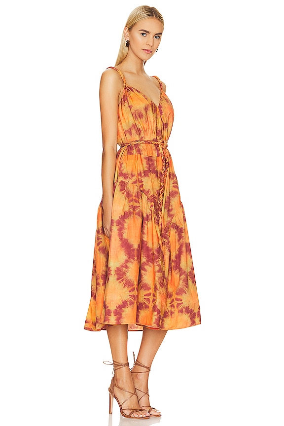 view 2 of 4 ROBE VALENTINA in Red Topaz