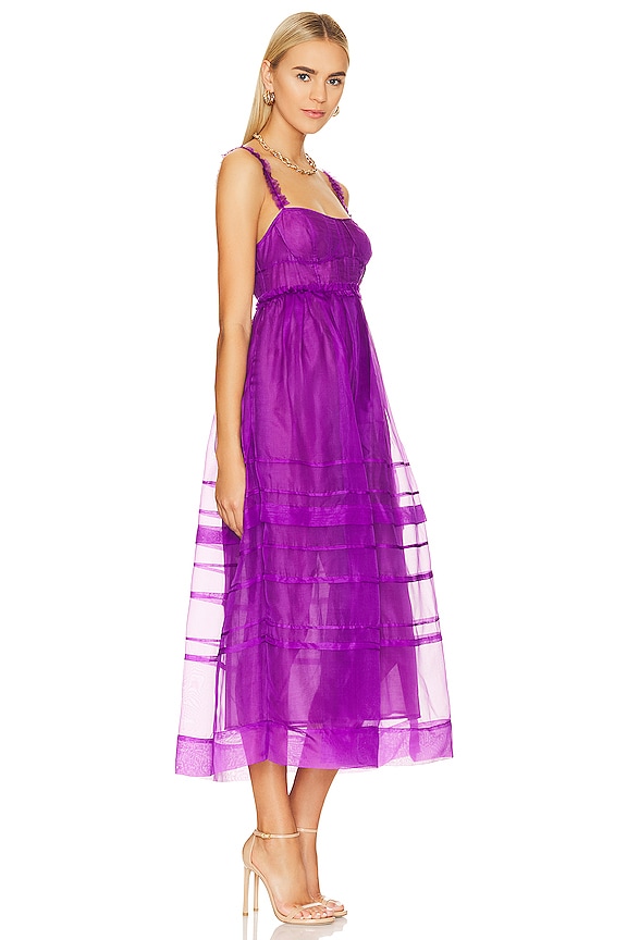 view 2 of 3 VESTIDO PRISCILLA in Cassis