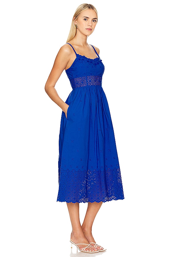 view 2 of 3 CELESTIA ミディ丈ドレス in Cobalt