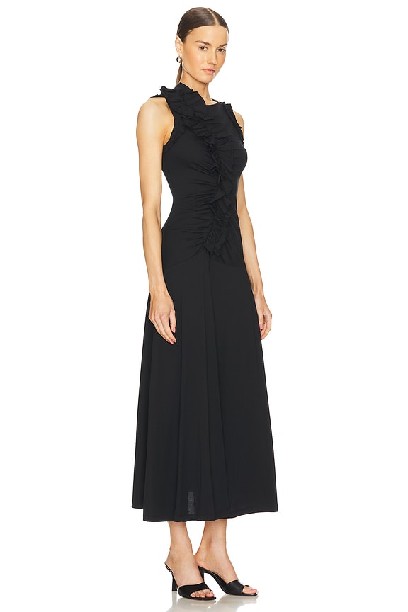 view 2 of 3 ROBE MAXI BENDETTA in Noir