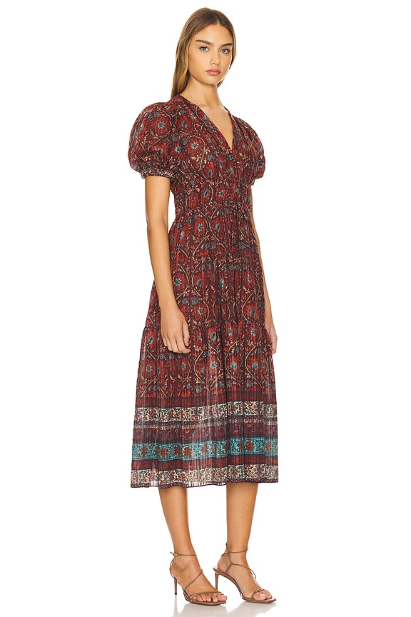 view 2 of 3 Ilana Dress in Pomegranate
