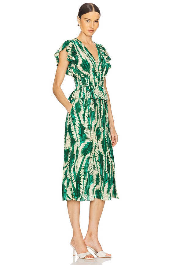 view 2 of 3 ROBE MI-LONGUE BRIELLE in Acacia