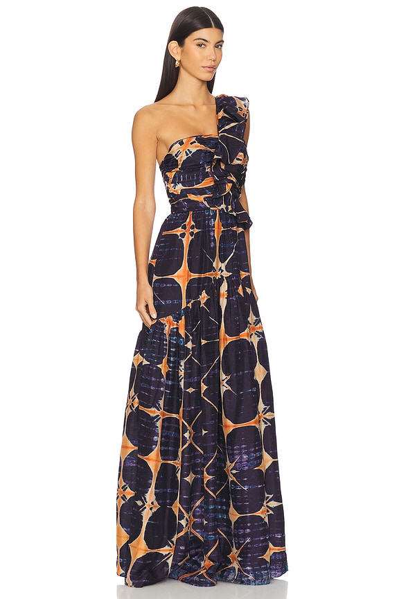 view 2 of 4 Valeria One Shoulder Gown in Orion
