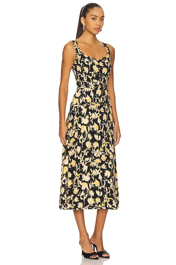 view 2 of 3 Vivi Sweetheart Midi Dress in Tourmaline