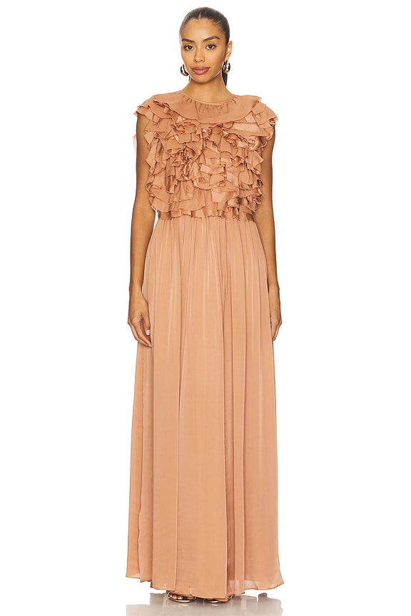 view 2 of 4 VESTIDO LARGO BYZANTINE in Desert Rose