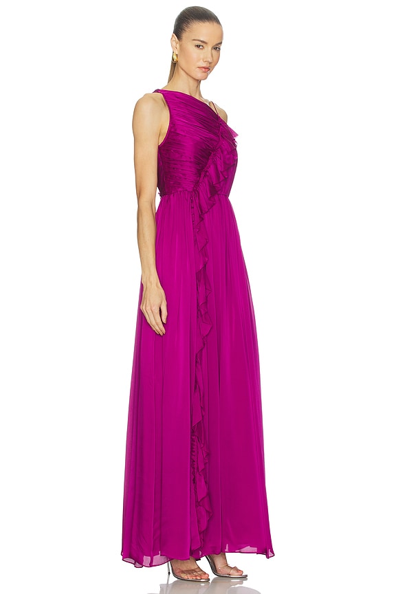 view 2 of 3 Aisha Gown in Mulberry