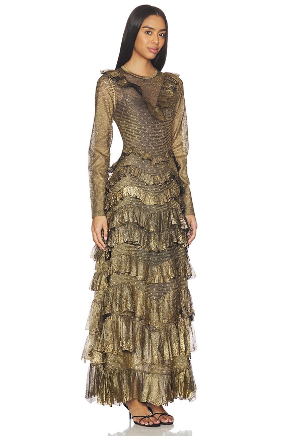 view 2 of 4 ROBE CALLIOPE in Gold Foil