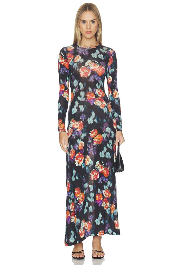 view 1 of 3 Amari Longsleeve Jersey Dress in Nocturne