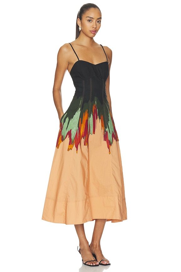 view 2 of 3 VESTIDO FIORA in Agate