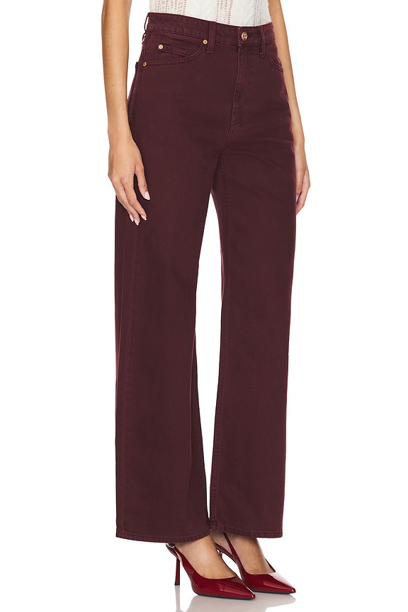 view 2 of 6 ШИРОКИЕ БРЮКИ WILLOW in Claret Wash