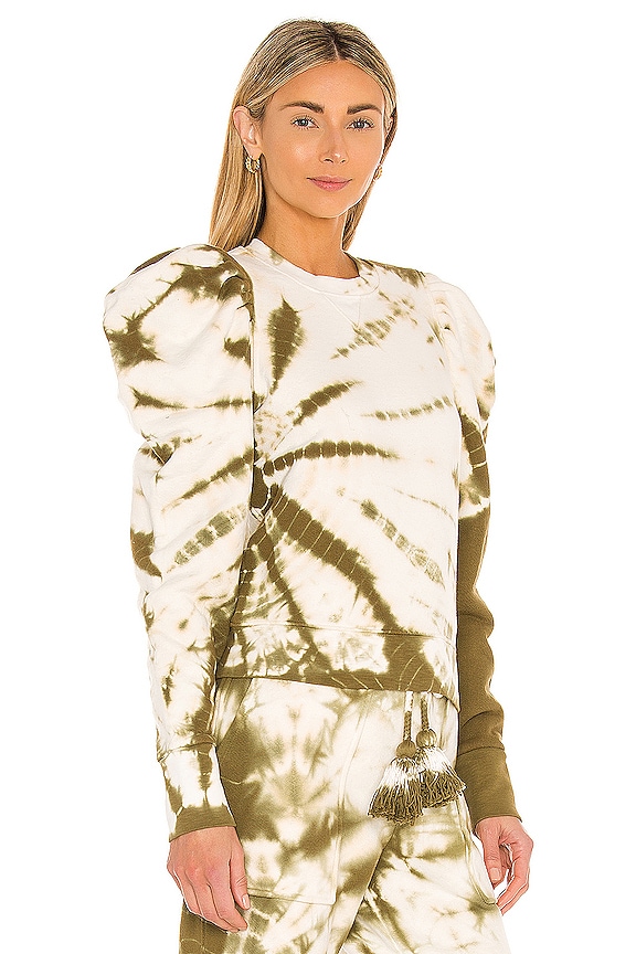 view 2 of 4 Harlan Pullover in Olive Tie Dye