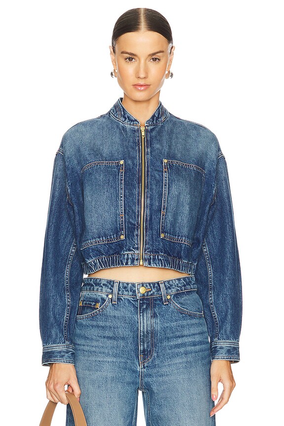 view 2 of 5 ALESSA ジャケット in Danube Medium Indigo Wash