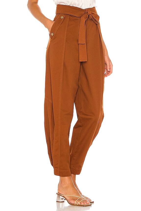 view 2 of 4 PANTALON BALLON ROWEN in Sienna