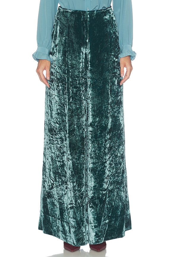 view 2 of 6 PANTALÓN DE TERCIOPELO ELAN  in Jadeite