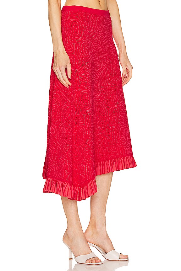 view 2 of 5 JUPE MIDI JOSEPHINE in Poppy