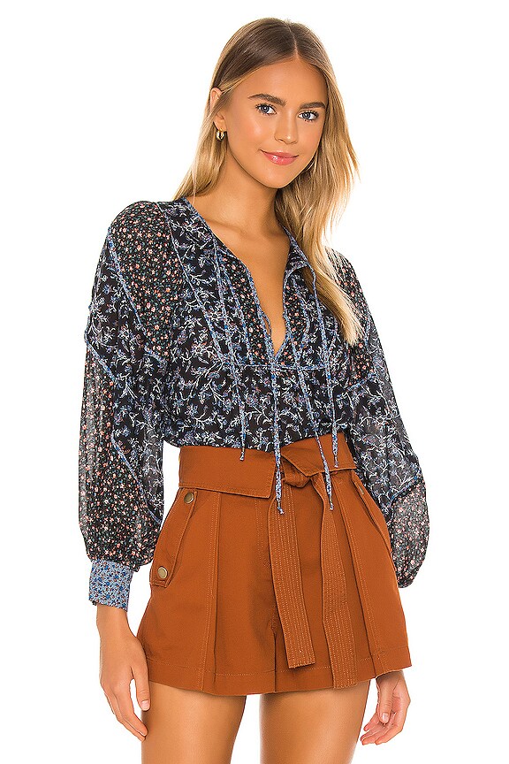 view 1 of 5 Colette Blouse in Midnight