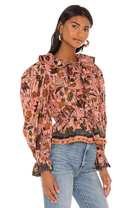 view 2 of 4 Kalila Blouse in Blush Floral