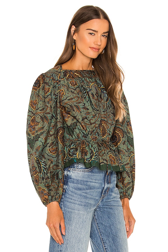 view 2 of 4 Mireya Blouse in Spruce