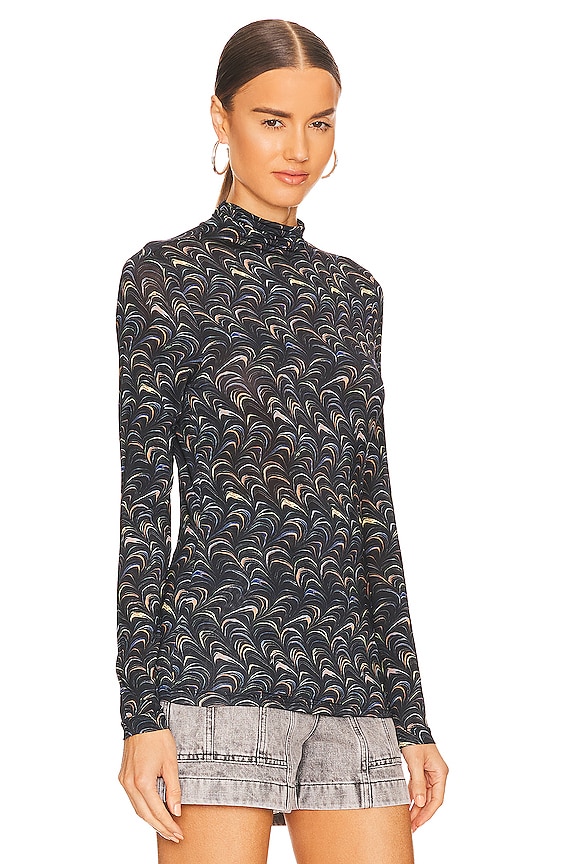 view 2 of 4 Aurelia Turtleneck in Obsidian