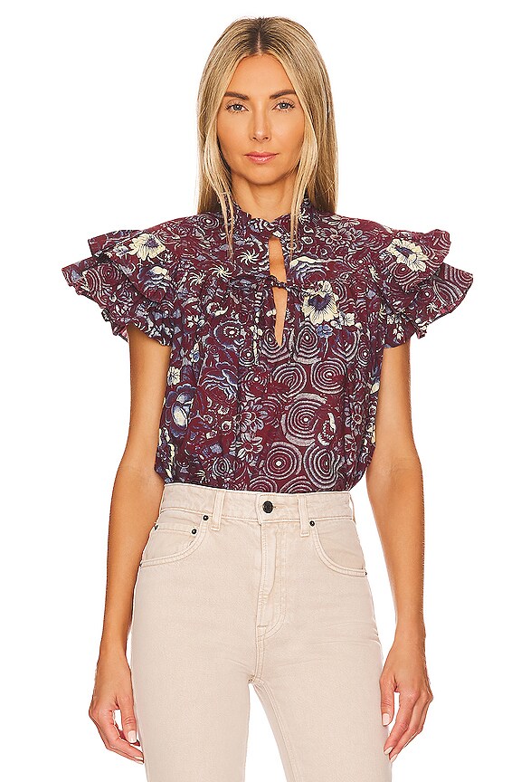 view 2 of 5 Letty Top in Heliotrope