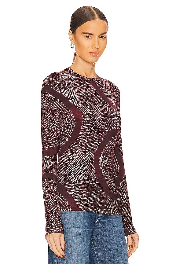 view 2 of 4 Eve Top in Garnet