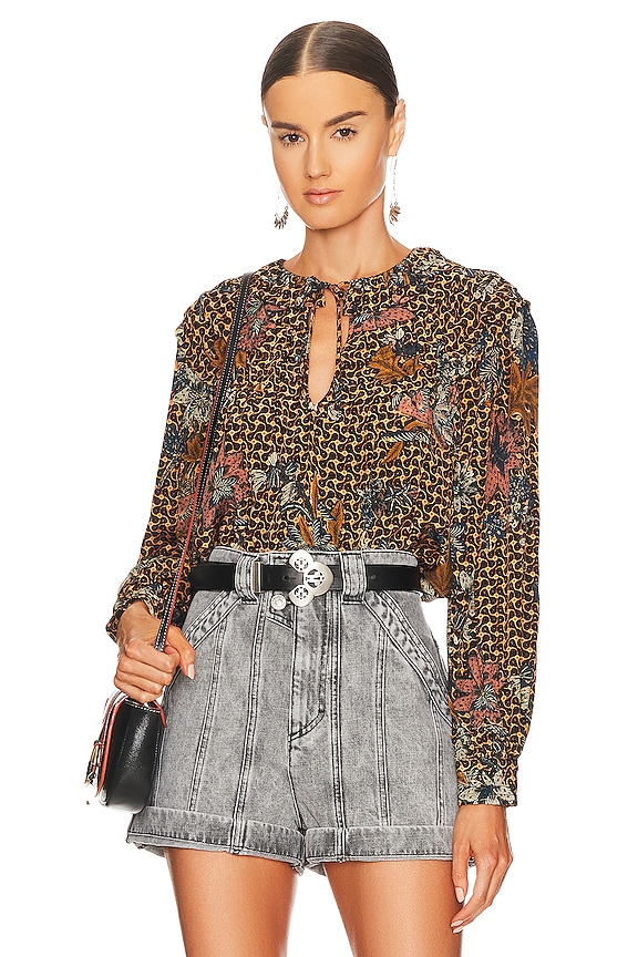 Ulla Johnson Aria Blouse in Gerbera