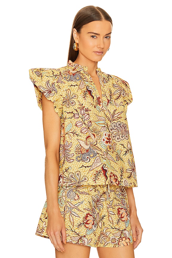 view 2 of 4 Evelyn Top in Calla Lily