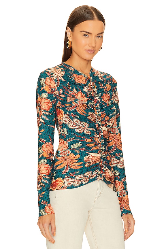 view 2 of 4 WREN 탑 in Delphinium