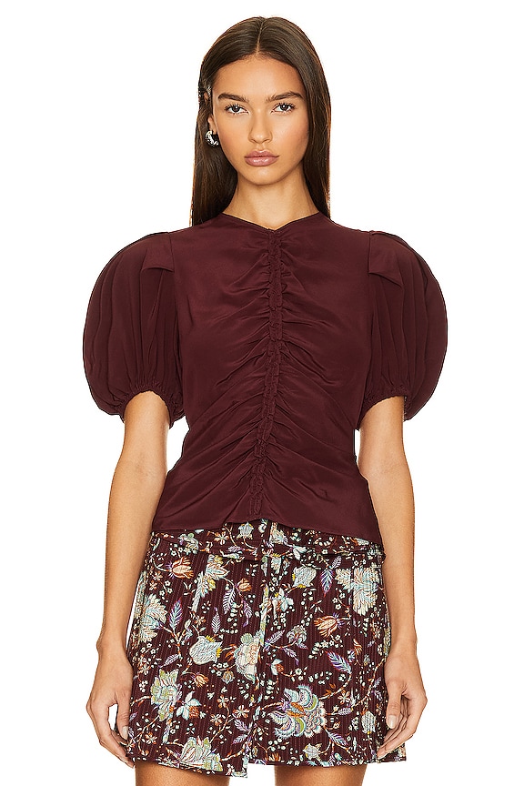 view 2 of 5 Elise Top in Mahogany