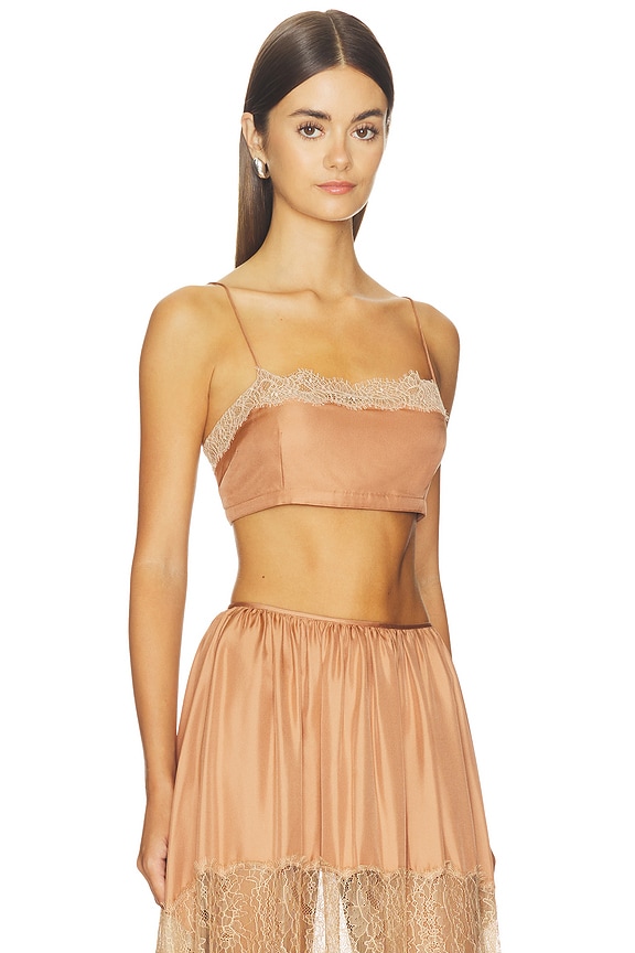 view 2 of 4 Leiko Lace Bralette in Macaroon